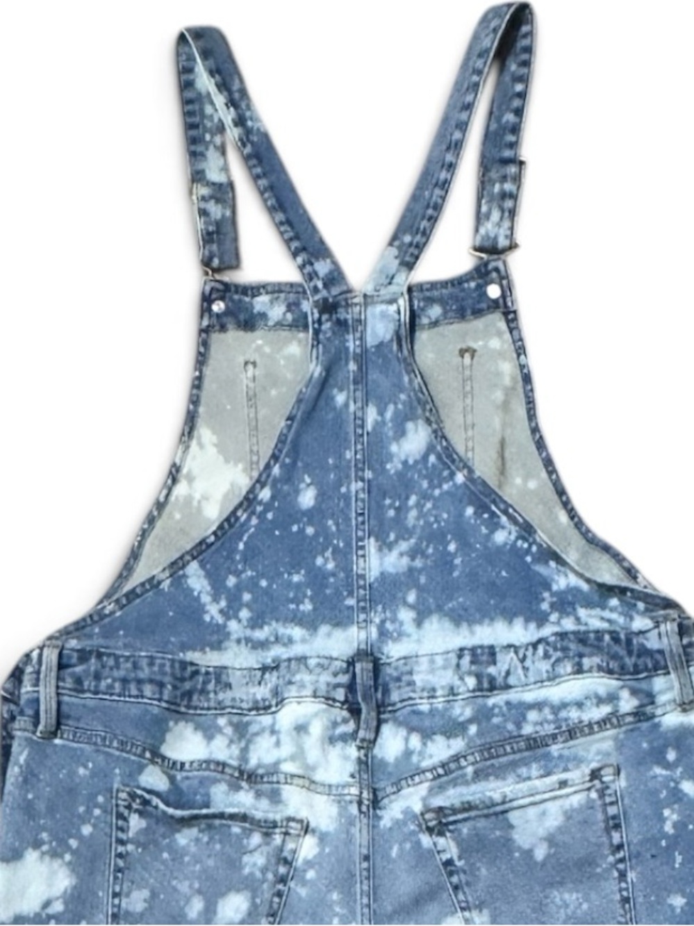 Upcycled ISABEL BY INGRID & ISABEL Overalls 8 Maternity Light Wash - Picture 9 of 11
